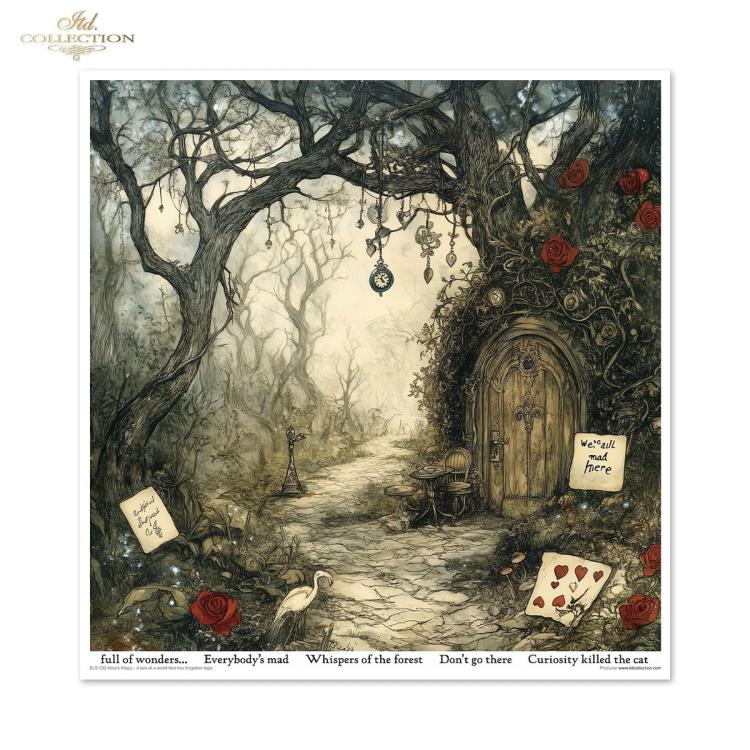 SLS092 ITD Collection Alice's Magic 12x12 Paper Pad vol II
