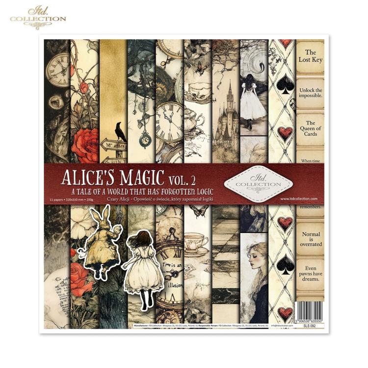 SLS092 ITD Collection Alice's Magic 12x12 Paper Pad vol II