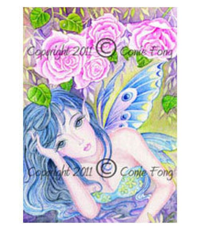 Sweet Pea Arrival of Spring Stamp
