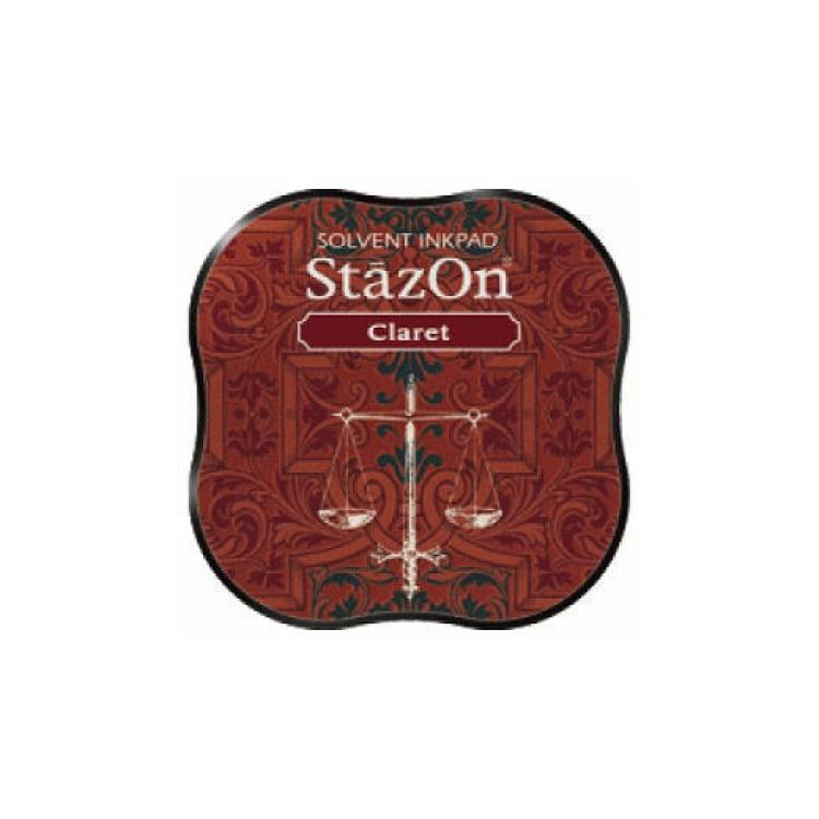 Tsukineko StazOn Midi Inkpad -  Claret (23)
