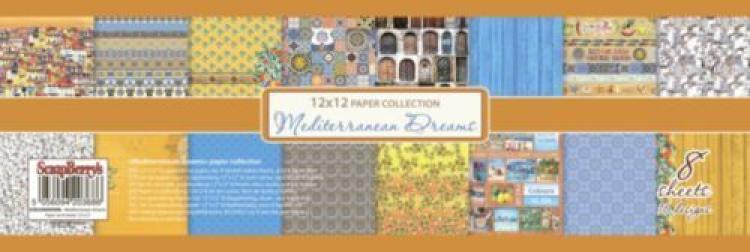 ScrapBerry´s 12x12 Paper Pad Mediterranean Dreams #1