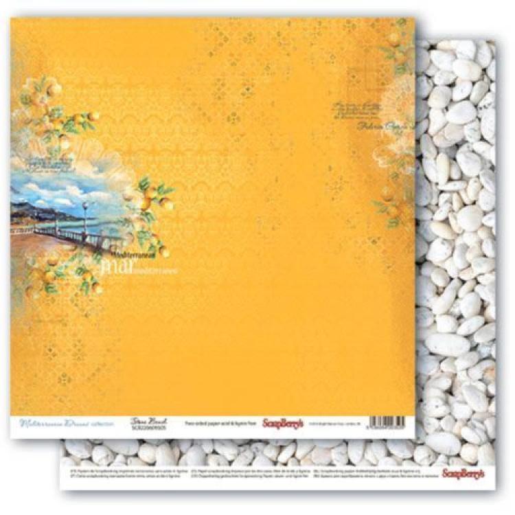 ScrapBerry´s 12x12 Paper Pad Mediterranean Dreams #1