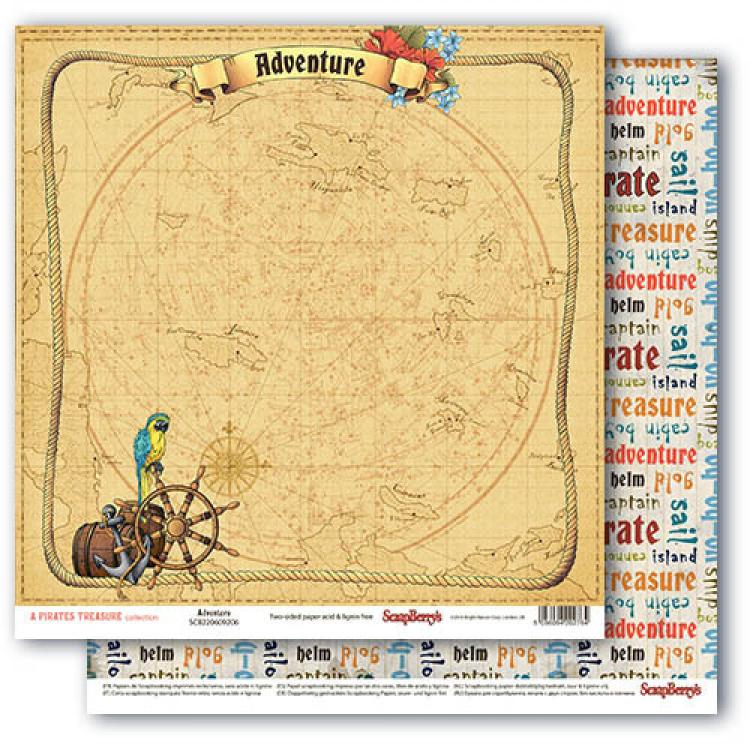 ScrapBerry´s 12x12 Paper Pad The Pirate's Treasure