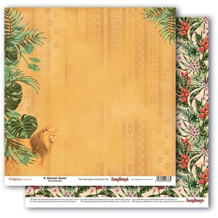 ScrapBerry´s 12x12 Paper Pad Tropics