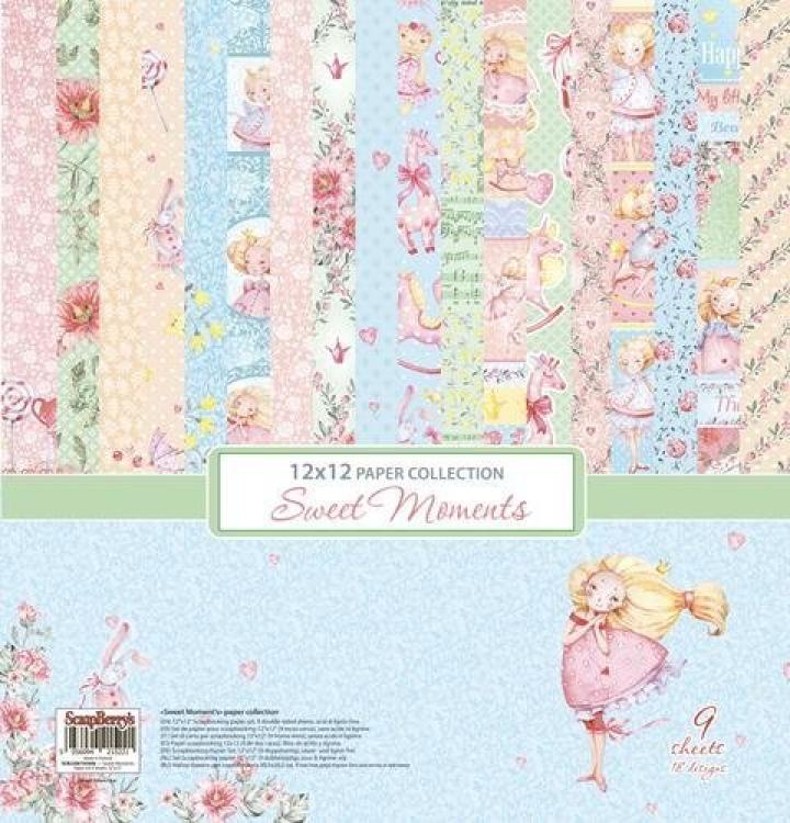 ScrapBerry´s 12x12 Scrapbooking Paper Pack Sweet Moments