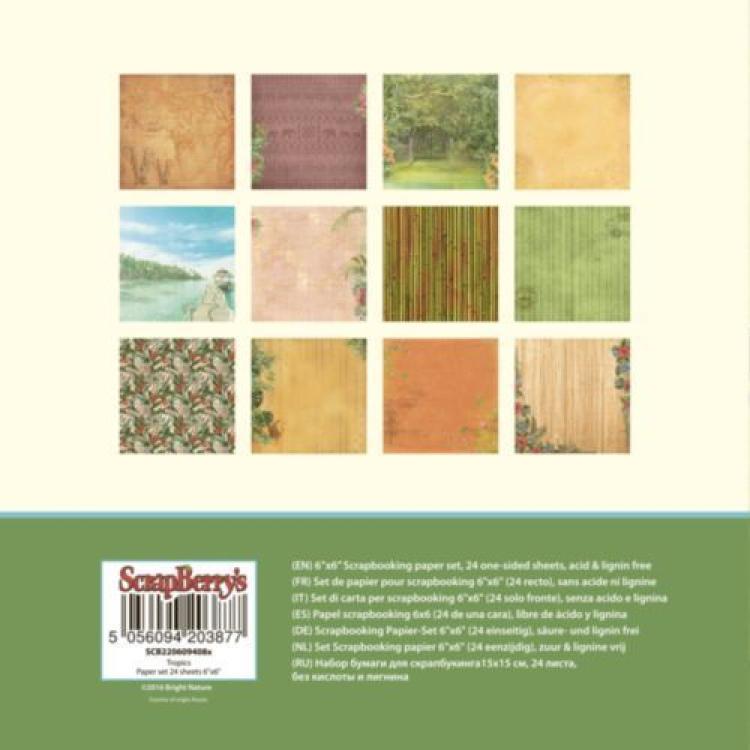 ScrapBerry´s 6x6 Paper Pad Tropics