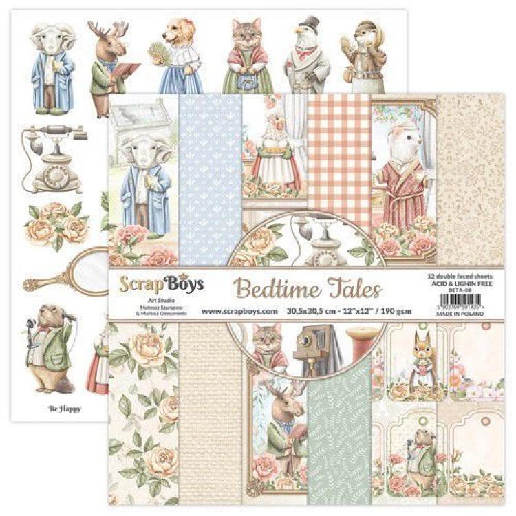ScrapBoys 12x12 Paper Pack Bedtime Tales