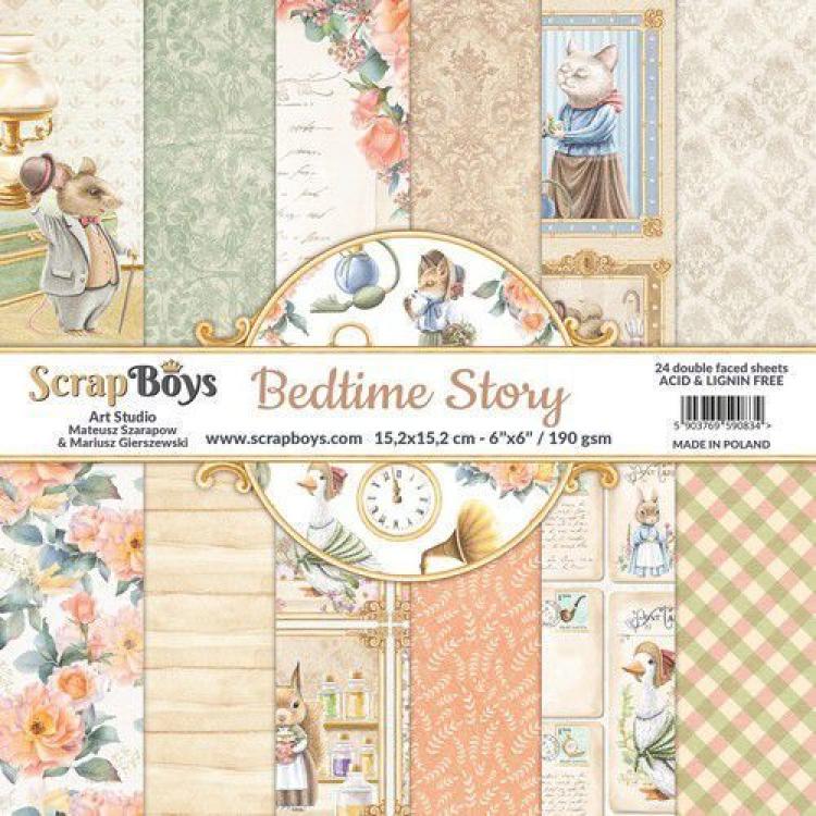 ScrapBoys 6x6 Paper Pack Bedtime Story