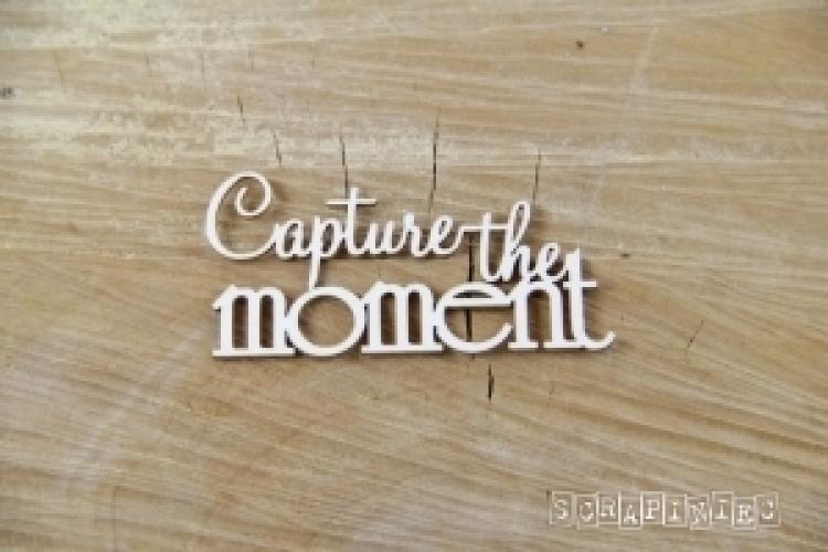 Scrapiniec Chipboard Capture the moment