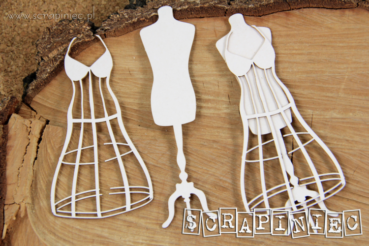 Scrapiniec Chipboard Love in 3D Big Bride #5584