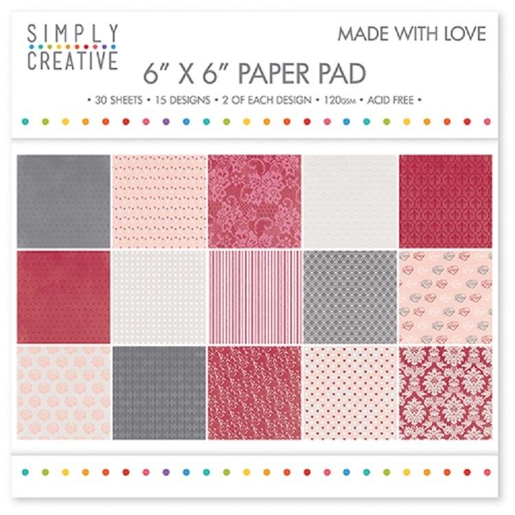 Simple Creative 6x6 Paper Pack Made with Love