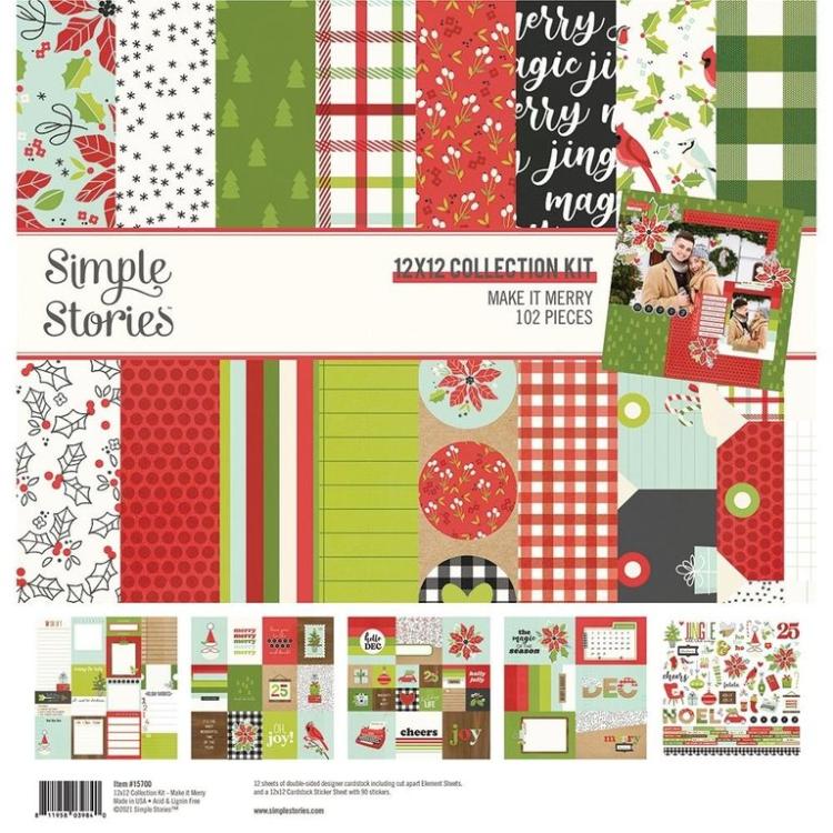 Simple Stories 12x12 Kit Make It Merry