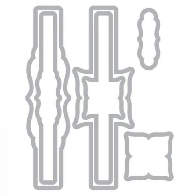 Sizzix Framelits Die Set 6PK Fancy Wrappers