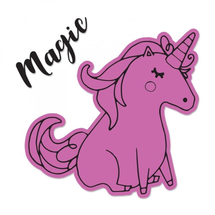 Sizzix Framelits w/ Stamps Unicorn #662943