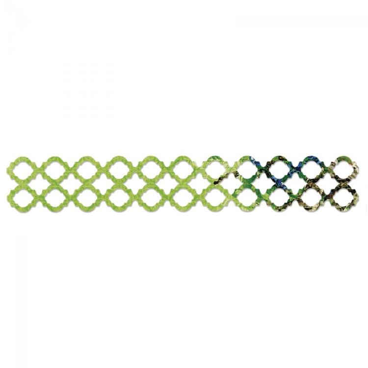 Sizzlits Decorative Strip Label Trellis