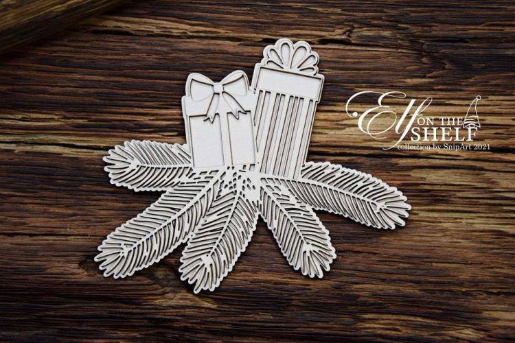 SnipArt Chipboard  Gifts on a Fir Tree #25010