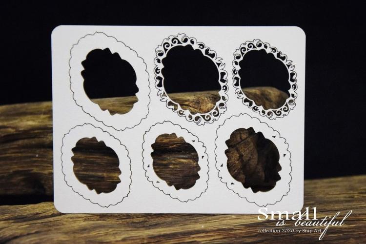 SnipArt Chipboard Small is Beautiful Mini Frames #24780