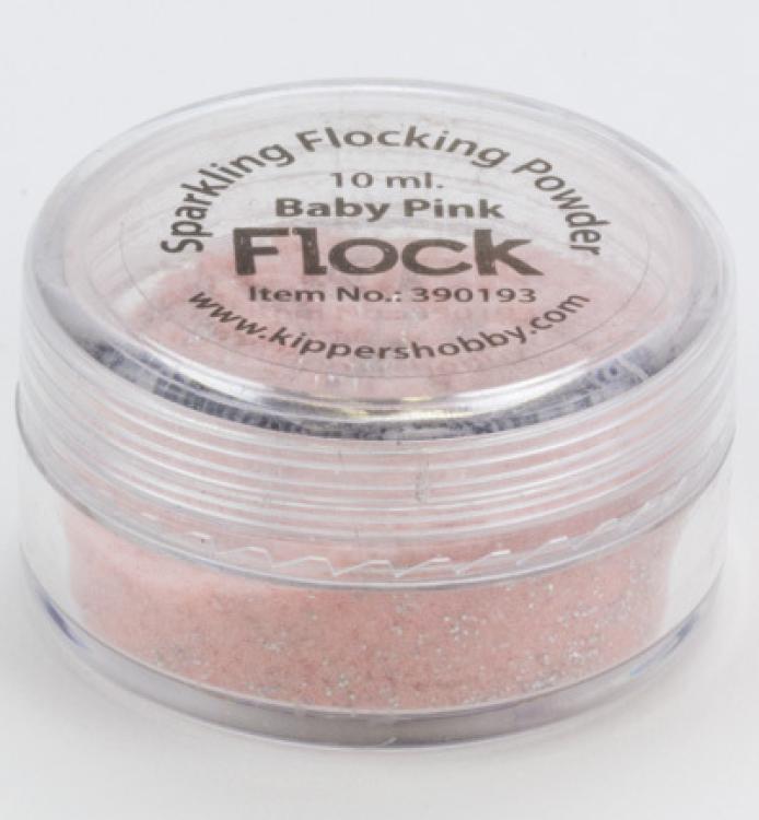 Sparkling Flock Powder Baby Pink (Rosa)