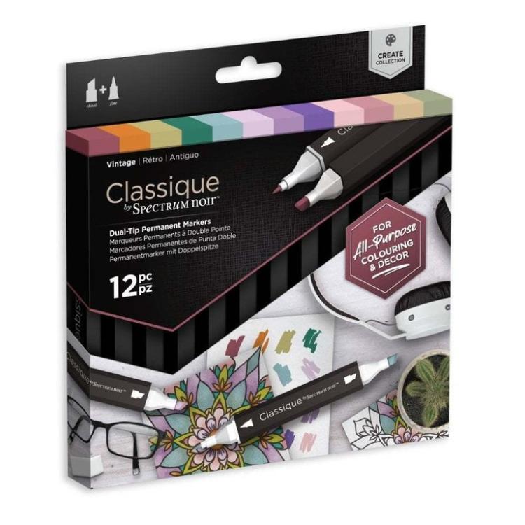 SALE Spectrum Noir Classique 12 Pen Box Set Vintage