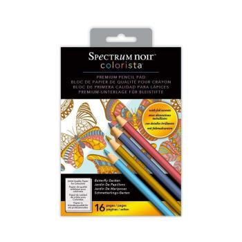SALE Spectrum Noir Colorista Pencil Pad Butterfly Garden