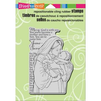 Stampendous Cling Stamp Mother Mary #CRP308