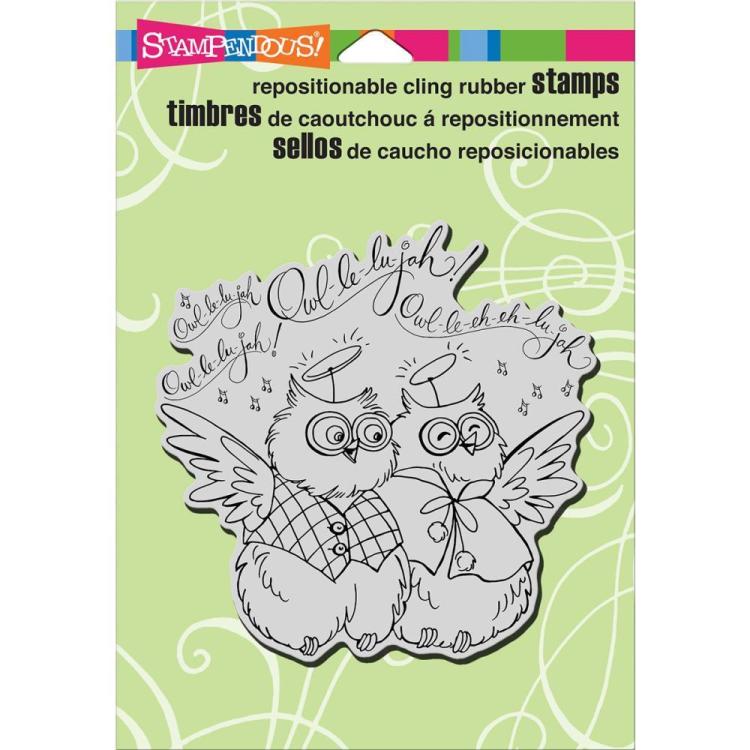 Stampendous Cling Stamp Owl Hallelujah #CRW192