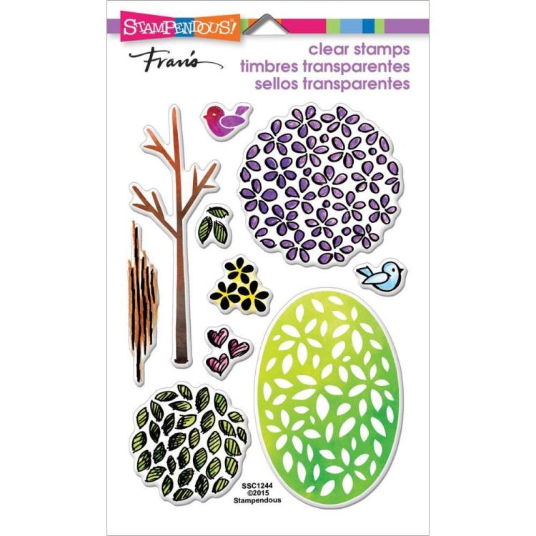 Stampendous Perfectly Clear Stamps Tree Parts