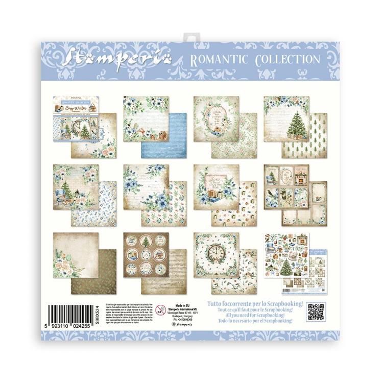 Stamperia 6x6 Paper Pad Cozy Winter #SBBXS24