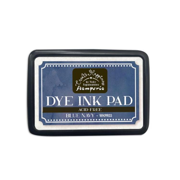 Stamperia Dye Ink Pad Blue Navy WKPR03