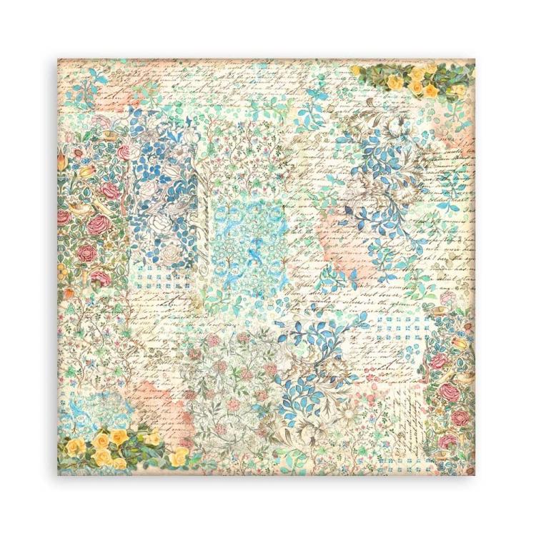 Stamperia Fabric Sheets Blue Dream SBPLT09