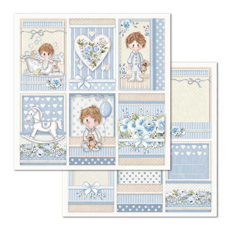 Stamperia 12x12 Paper Pad Little Boy #SBBL68