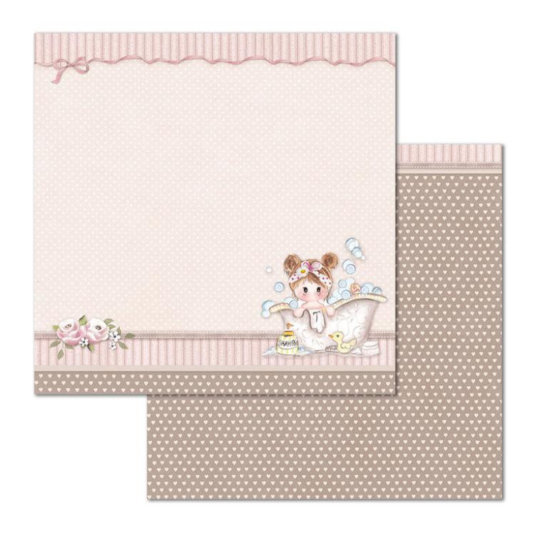 Stamperia 12x12 Paper Pad Little Girl #SBBL67
