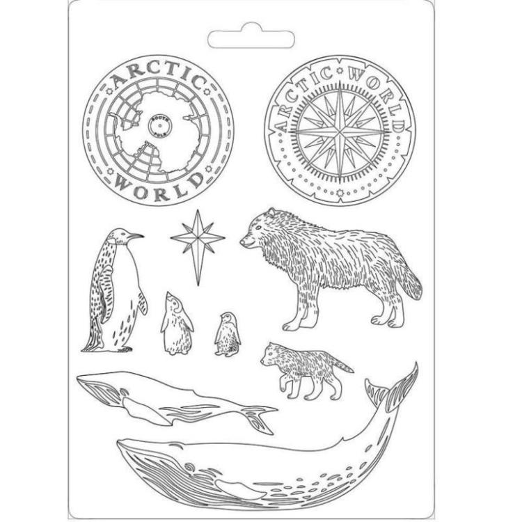 Stamperia A4 Soft Mould Arctic World #476
