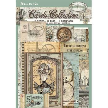 SBCARD03 Stamperia Cards Collection Voyages Fantastiques