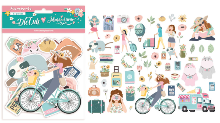 Stamperia Die Cuts Assorted Aires de Libertad #DFLDC01