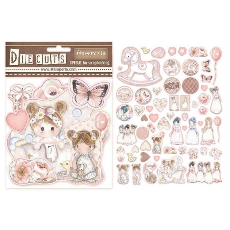 Stamperia Die Cuts Assorted Little Girl #DFLDC08
