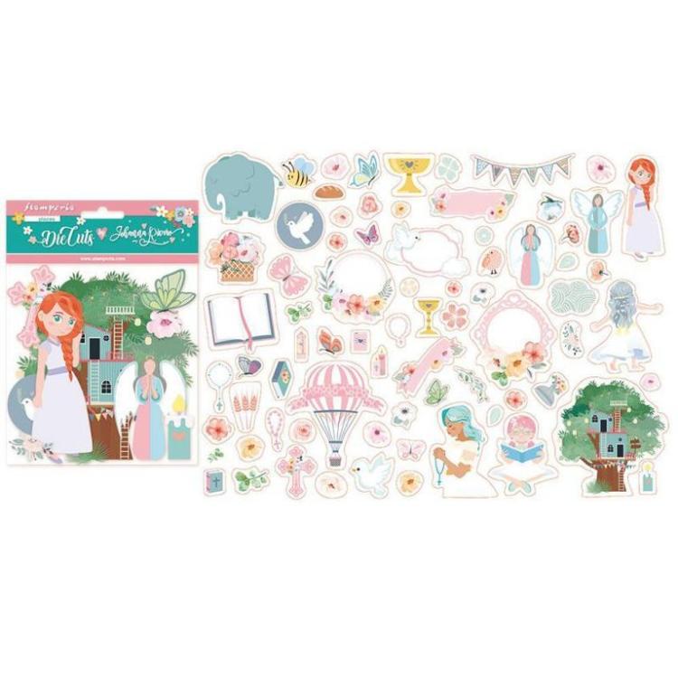 Stamperia Die Cuts Assorted Mi Primera Ilusión Nińa #11