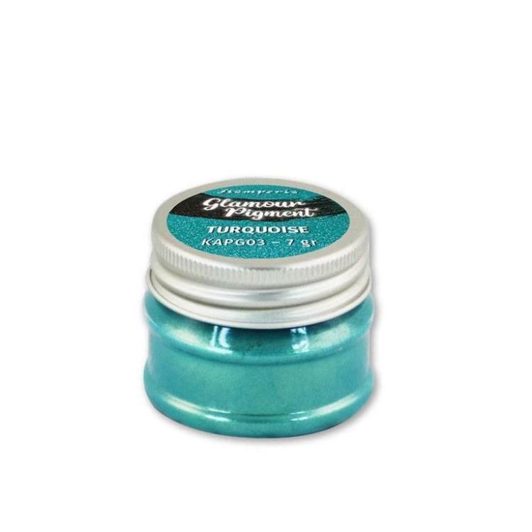 Stamperia Glamour Pigment Sparkling Turquoise #G03