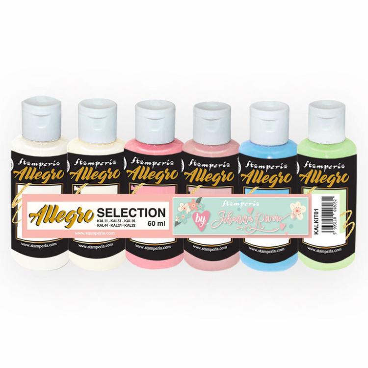 Stamperia Kit 6 Allegro Colors Celebration KALKIT01