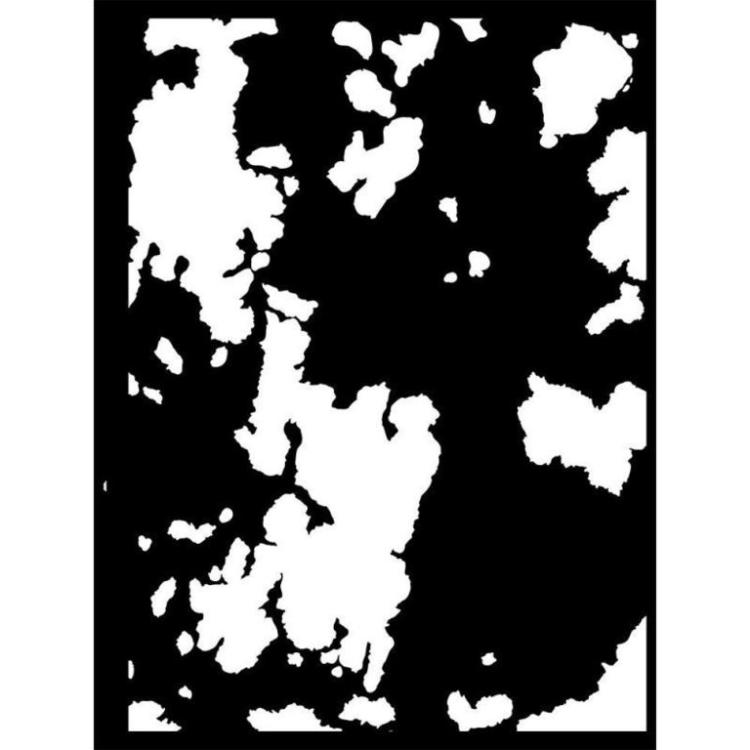 Stamperia Stencil Mechanical Sea World Rust #10