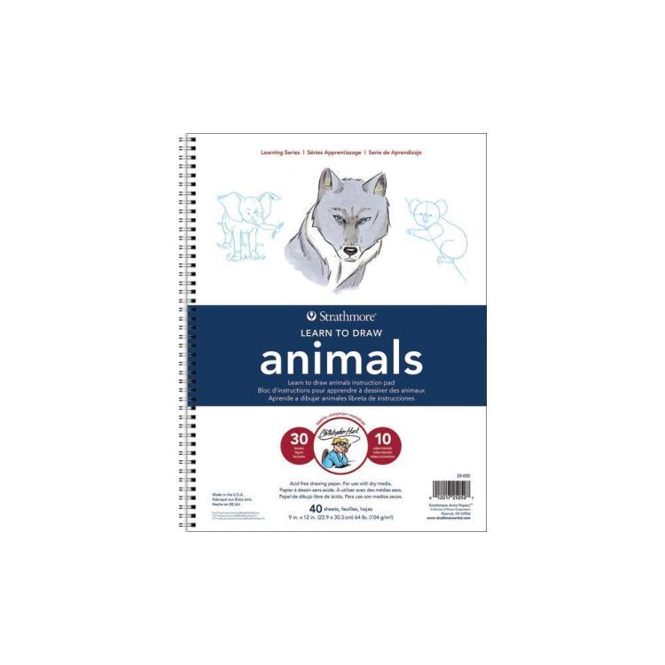 Strathmore Learn To Draw Wire Pad  Animals