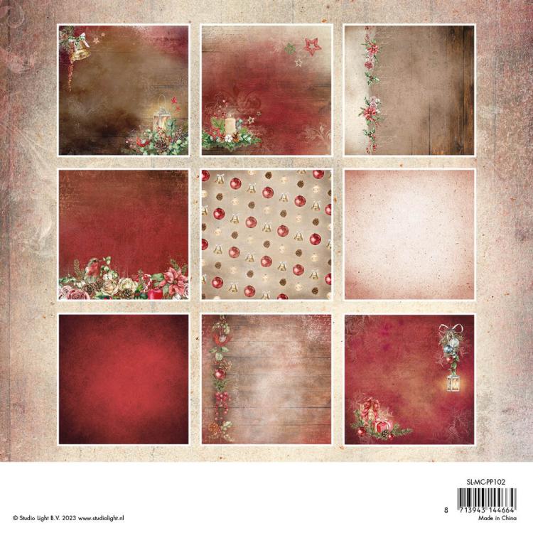 Studio Light 8x8 Paper Pad Magical Christmas #102