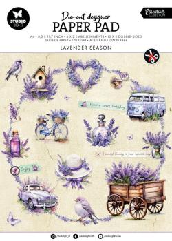 Studio Light Die-cut Designer Paper Pad Lavender Season #167