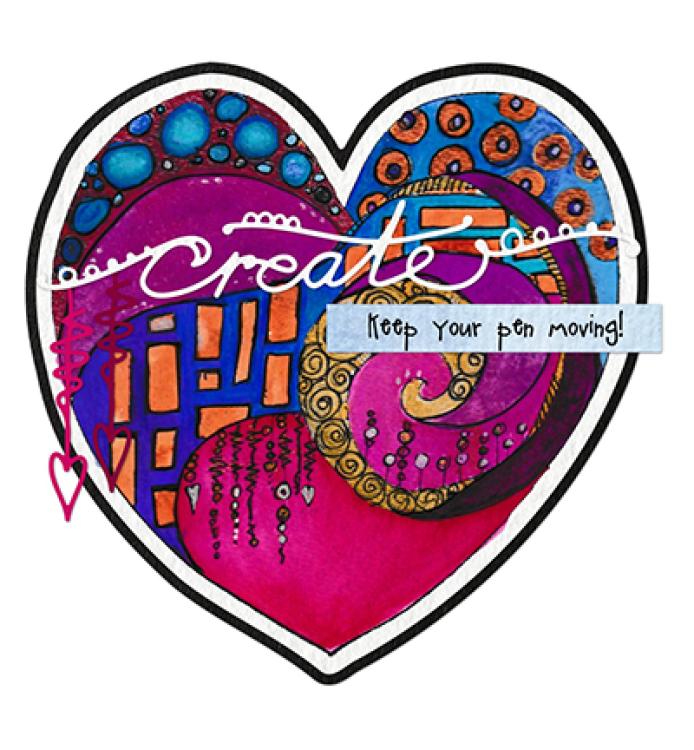 Studio Light Clear Stamp Just Lou Big Heart #44