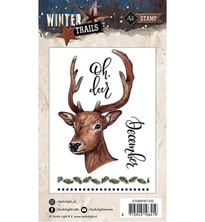 Studio Light Clear Stamp Winter Trails #302