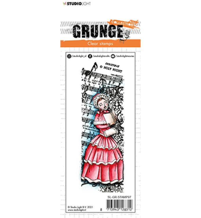 Studio Light Clear Stamps Caroling Dickens Girl #97