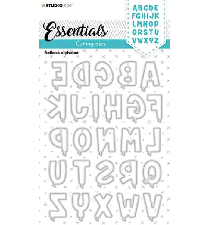 Studio Light Cutting Die Essentials Balloon Alphabet #168