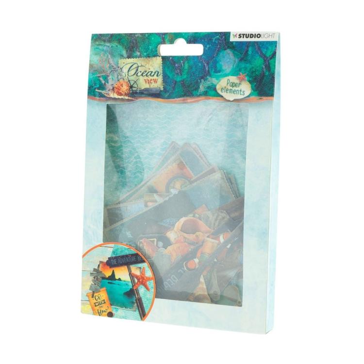 Studio Light Die Cut Paper Set Ocean View nr.649