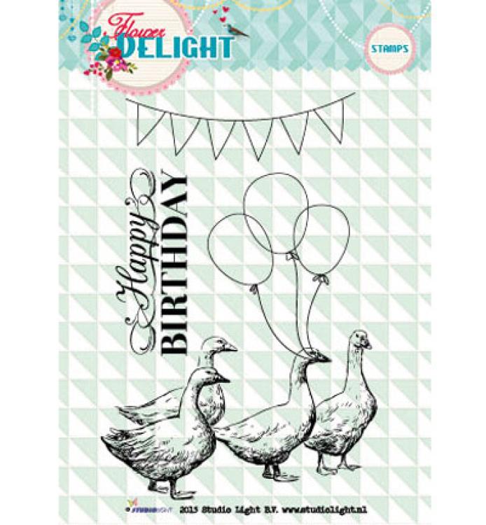 Studio Light Stamp Flower Delight nr. 97