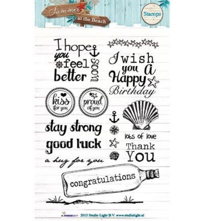 Studio Light Stamp Summer at the Beach nr.107